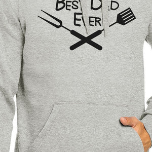 Best Bbq Dad Gray Funny Design Hoodie Witty Gifts For Barbeque Dad - 365INLOVE