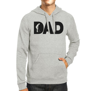 Dad Golf Unisex Grey Hoodie Funny Design Hoodie For Golf Lovers - 365INLOVE