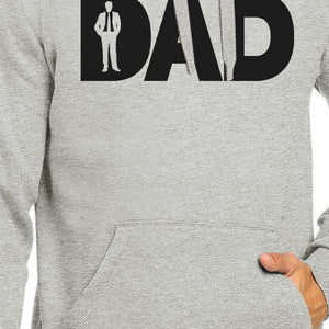 Dad Business Grey Unisex Unique Design Hoodie Witty Gifts For Him - 365INLOVE