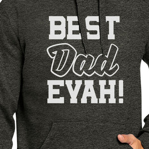 Best Dad Evah Unisex Dark Gray Hoodie Best Dad Ever Top For Father - 365INLOVE