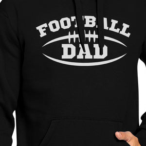 Football Dad Men Black Funny Design Hoodie For Football Fan Dad - 365INLOVE