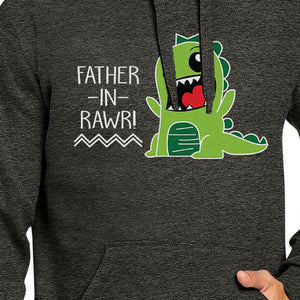 Father-In-Rawr Unique In Law Gift Idea Funny Dinosaur Design Hoodie - 365INLOVE