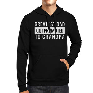 Promoted To Grandpa Hoodie Baby Announcement Gift Idea For Grandpa - 365INLOVE