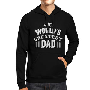 World's Greatest Dad Unisex Black Hoodie Funny Design Shirt For Dad - 365INLOVE