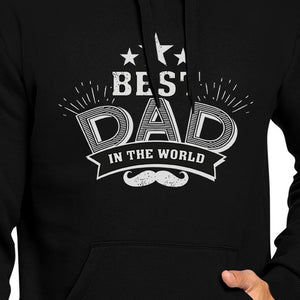 Best Dad In The World Unisex Black Vintage Style Hoodie For Dad - 365INLOVE