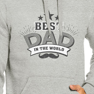 Best Dad In The World Unisex Grey Hoodie Christmas Gifts For Dad - 365INLOVE