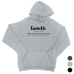 Fauntie Unisex Fleece Hoodie