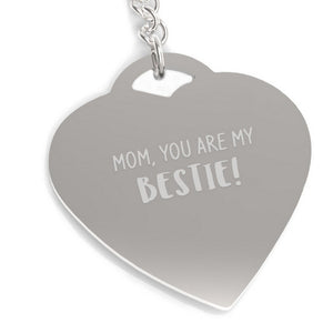 Mom You Are My Bestie Key Chain Mother's Day Gifts From Daughter - 365INLOVE
