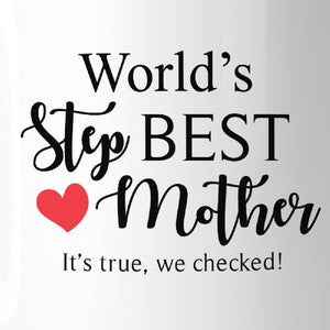 World'S Best Stepmother Mug Mothers Day Gifts From Stepdaughter - 365INLOVE