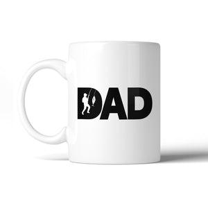 Dad Fish Unique Design Mug Funny Fishing Dad Gifts For Fathers Day - 365INLOVE