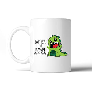 Father-In-Rawr 11oz Ceramic Coffee Mug Funny Gift For Father In Law - 365INLOVE