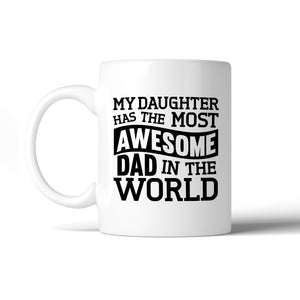 The Most Awesome Dad 11oz Ceramic Mug Dishwasher Microwave Safe - 365INLOVE