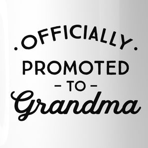 Officially Promoted To Grandma White Mug