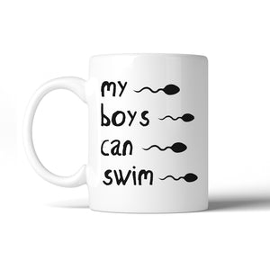 My Boys Can Swim 11 Oz Ceramic Coffee Mug