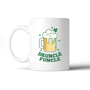 Druncle Funcle Uncle 11 Oz Ceramic Coffee Mug For St Patrick's Day