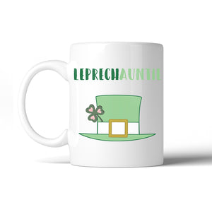Leprechauntie Aunt 11 Oz Ceramic Coffee Mug For St Patrick's Day
