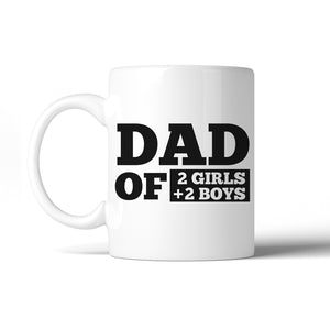 Dad Boys And Girls Custom 11oz Personalized Ceramic Mug