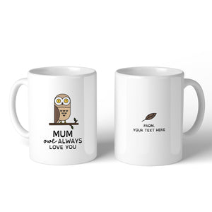 Mum Owl Always Mothers Day Gifts Ceramic Coffee Mus Gifts For Mom - 365INLOVE