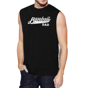 Baseball Dad Men's Muscle Tanks Funny Gifts For Baseball Fan Dad - 365INLOVE