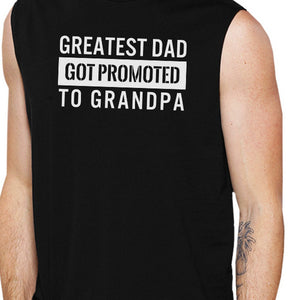 Promoted To Grandpa Muscle Top Baby Announcement Gift For Grandpa - 365INLOVE