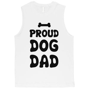 Proud Dog Dad Mens Muscle Shirt