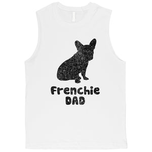 French Bulldog Dad Mens Happy Loving Fun Workout Muscle Shirt Gift