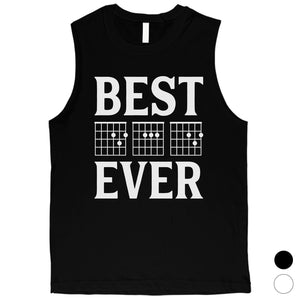 Best Dad Ever Guitar Chord Mens Sweet Fathers Day Muscle Shirt Gift