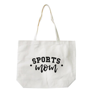 Sports Mom Custom Canvas Bag Fordable Washable For Mothers Day Gift