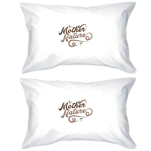 Mother Nature Pillowcases Standard Size Pillow Covers Gift For Mom