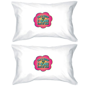 F-Bomb Mom Pillowcases Standard Size Pillow Covers For Mother's Day