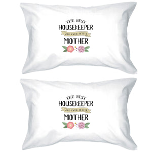 Housekeeper Better Mom Pillowcases Standard Size Pillow Covers Gift