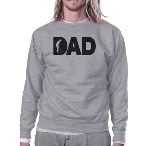 Dad Golf Unisex Grey Sweatshirt Funny Design Tank For Golf Lovers - 365INLOVE