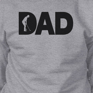 Dad Golf Unisex Grey Sweatshirt Funny Design Tank For Golf Lovers - 365INLOVE