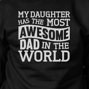 The Most Awesome Dad Mens Crewneck Sweatshirt Perfect Gifts For Dad - 365INLOVE