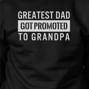 Promoted To Grandpa Sweatshirt Baby Announcement Gift For Grandpa - 365INLOVE