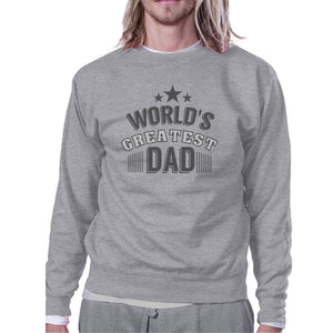 Worlds Greatest Dad Mens Sweatshirt Fathers Day Gift From Daughter - 365INLOVE