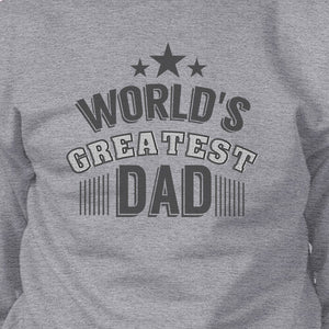 Worlds Greatest Dad Mens Sweatshirt Fathers Day Gift From Daughter - 365INLOVE