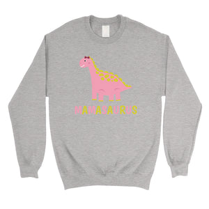 Mamasaurus Dino Unisex Pullover Sweatshirt Mothers Day Gifts