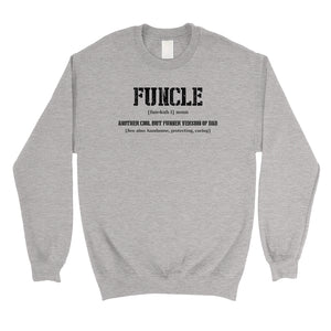 Funcle Mens/Unisex Fleece Sweatshirt