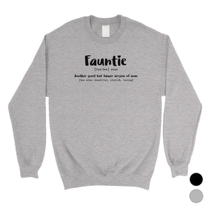 Fauntie Mens/Unisex Fleece Sweatshirt