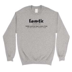 Fauntie Mens/Unisex Fleece Sweatshirt