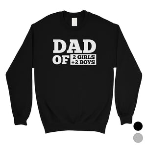 Dad Boys And Girls Custom Unisex Personalized Crewneck Sweatshirt