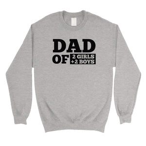 Dad Boys And Girls Custom Unisex Personalized Crewneck Sweatshirt