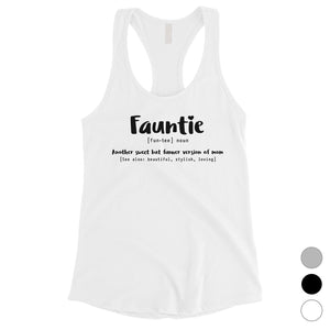 Fauntie Womens Sleeveless Top