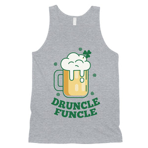 Druncle Funcle Uncle Irish Gift Mens Funny Saying Workout Tank Top