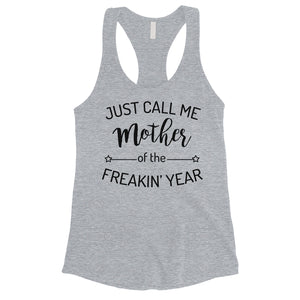 Mother Of The Year Womens Cute Tank Top Best Mom Gift For Christmas