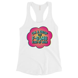 F-Bomb Mom Womens Mother's Day Tank Top Funny Workout Mom Gifts