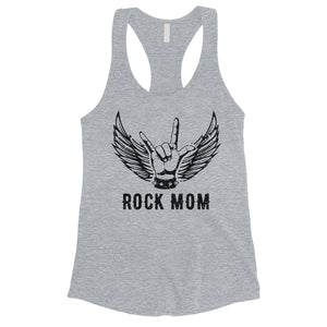 Rock Mom Tank Top Womens Sleeveless Shirt Cute Mother's Day Gift