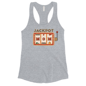 Jackpot Mom Tank Top Womens Sleeveless Shirt Funny Workout Mom Gift