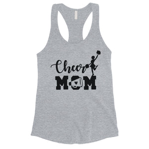 Cheer Mom Tank Top For Mother's Day Womens Sleeveless Gym Shirt